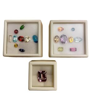 Assortment of loose beautifully cut gemstones 3-8ct. Real Gemstones